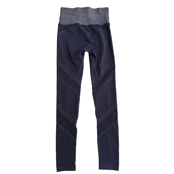 Athleta Twilight Tight Midnight Blue Sparkle Shimmer Leggings Women's Size Small - Picture 2 of 5